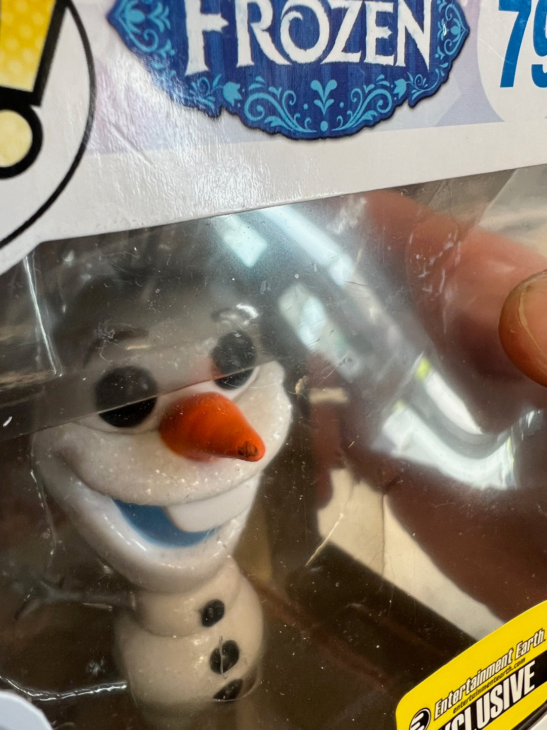 Funko Pop! Disney Frozen Olaf GLITTER #79 Entertainment Earth Exclusive FP62324