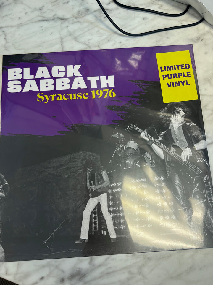 Black Sabbath Live Syracuse 1976 Purple Vinyl Record VR9924