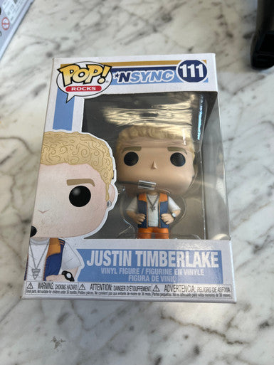 FUNKO POP! ROCKS: NSYNC - JUSTIN TIMBERLAKE 111 34538 VINYL FIGURE