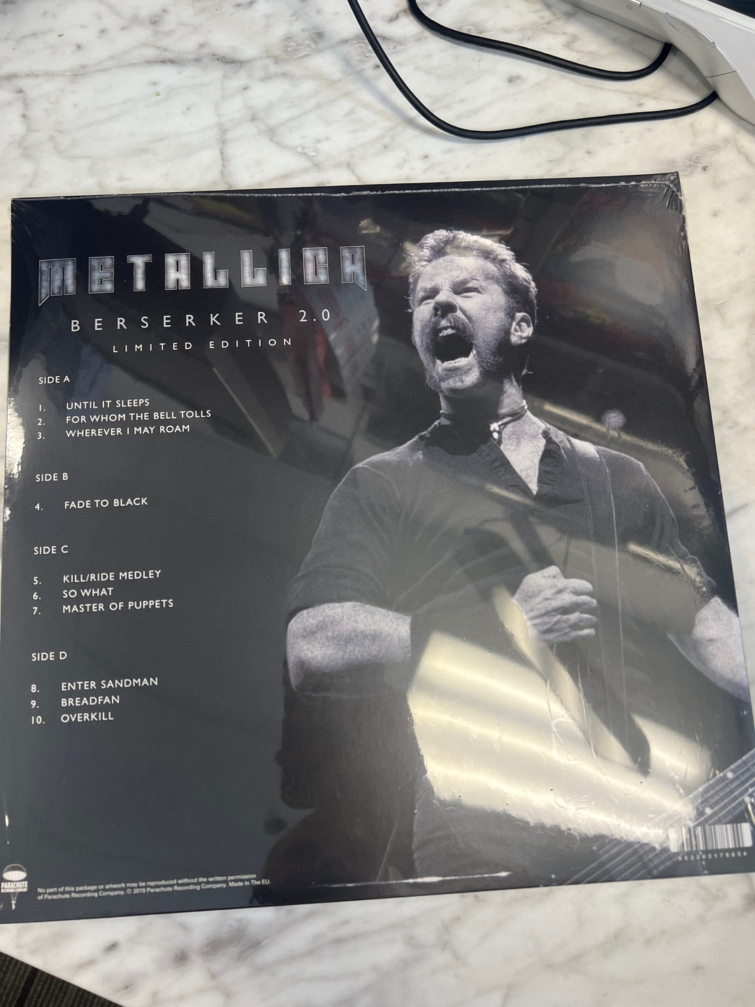 Metallica Berserker 2.0 Limited Edition Vinyl Record VR9924