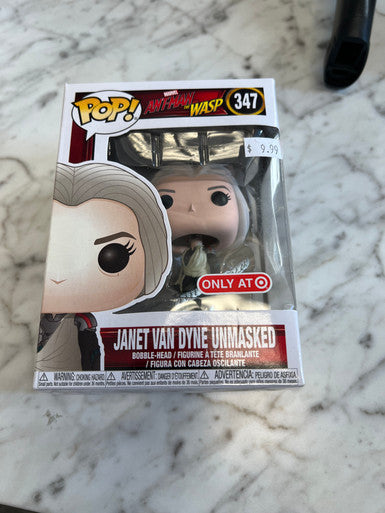 Funko POP! Marvel Janet Van Dyne Unmasked Ant-man and The Wasp Exclusive #347
