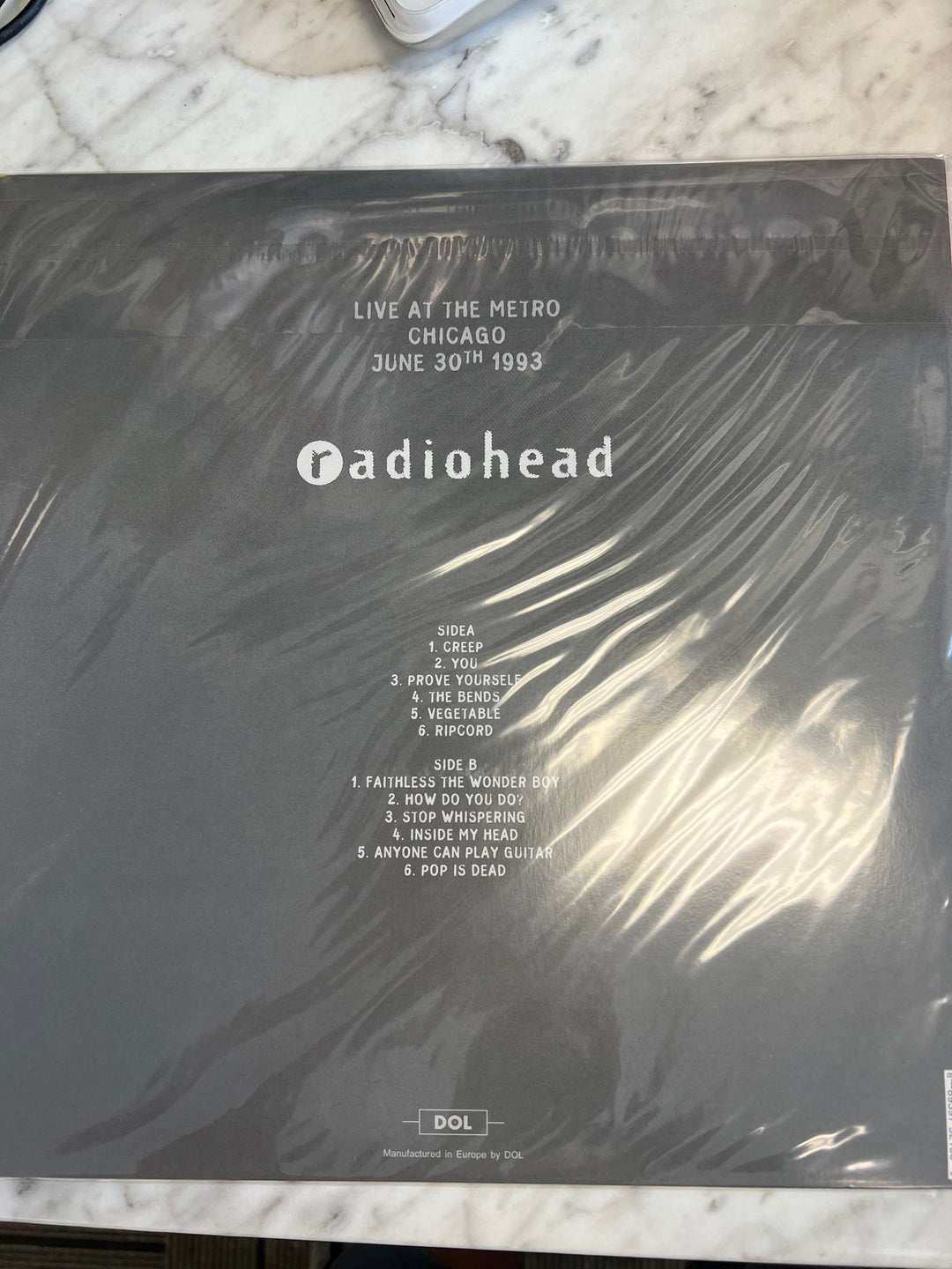 Radiohead Live in Chicago June 1993 Picture Disc Vinyl Record VR9924