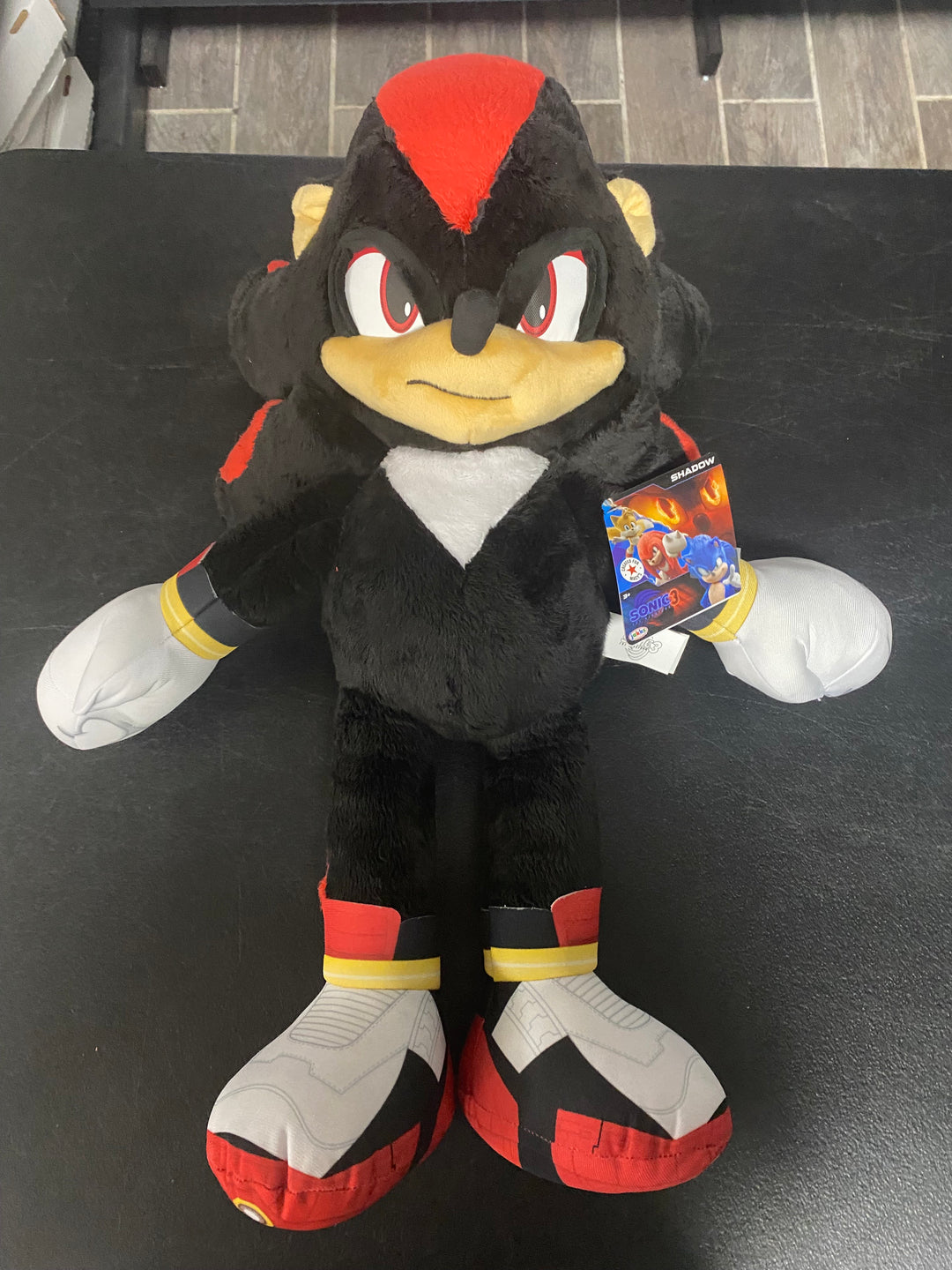 Jakk's Pacific Sonic the Hedgehog 3 Shadow 20 Inch Plush 2025 (Macy's Exclusive)  NP11325