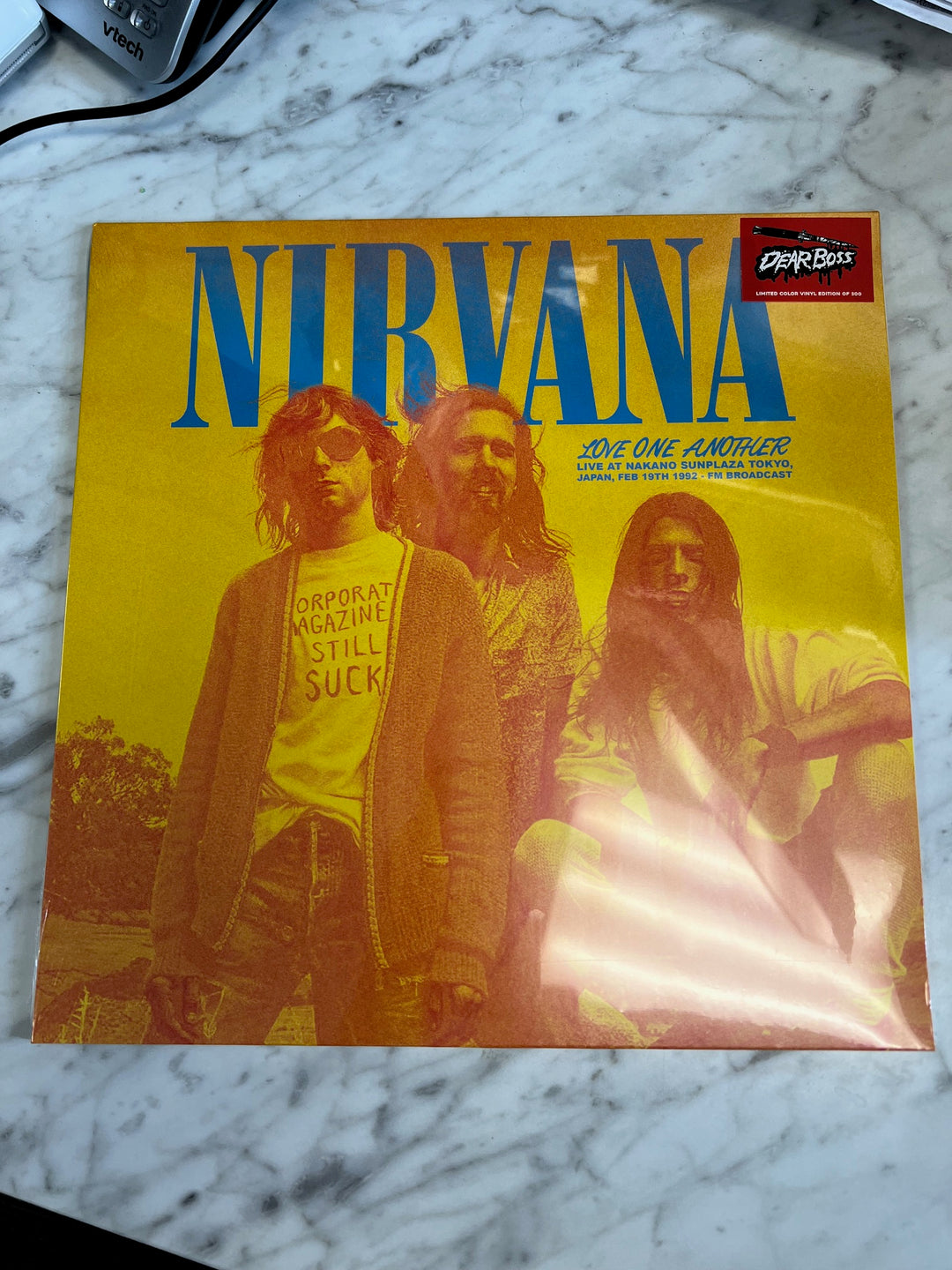 Nirvana Love One Another Live Tokyo Feb 19 1992 Color Vinyl Record VR9724