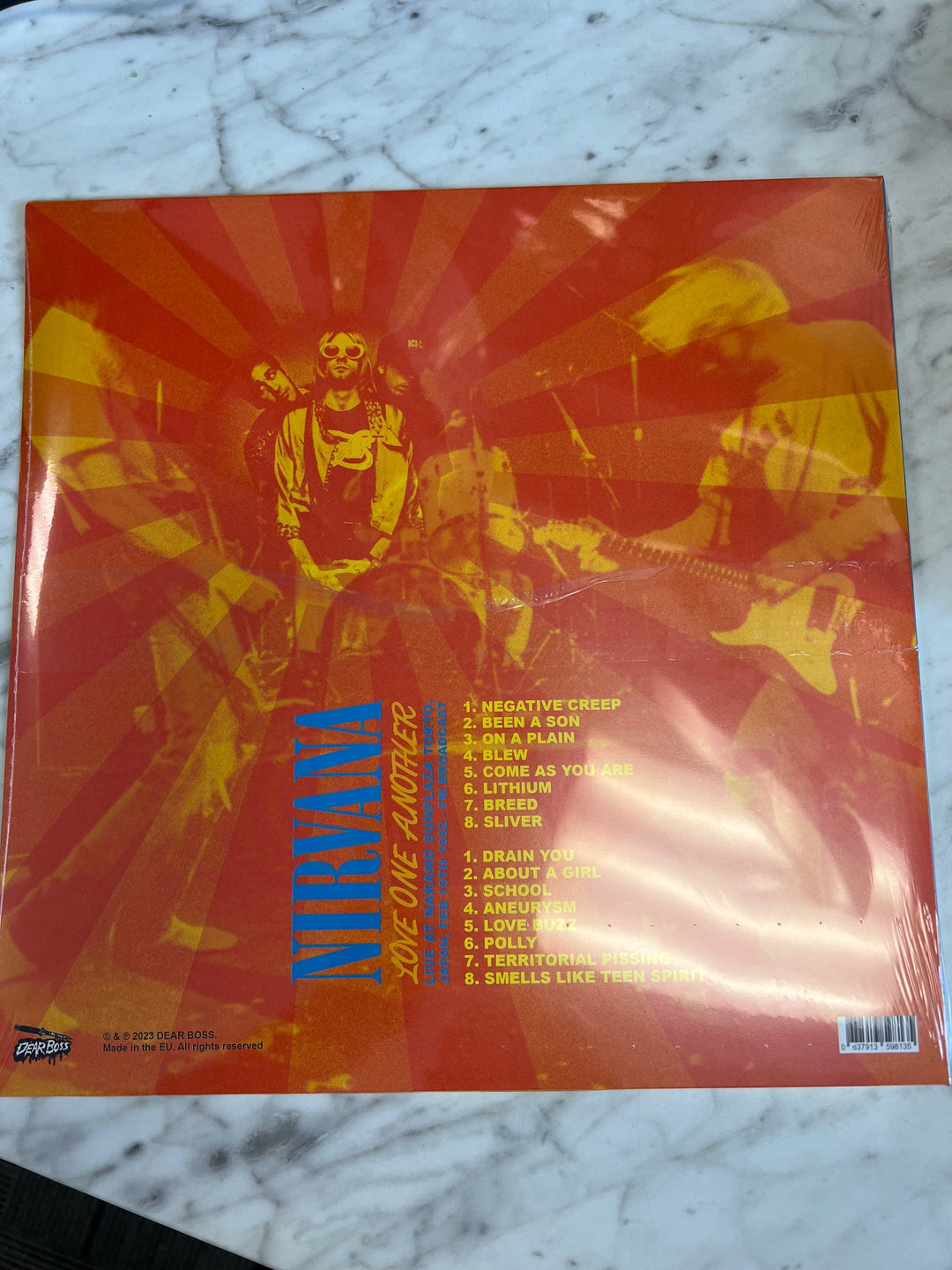 Nirvana Love One Another Live Tokyo Feb 19 1992 Color Vinyl Record VR9724