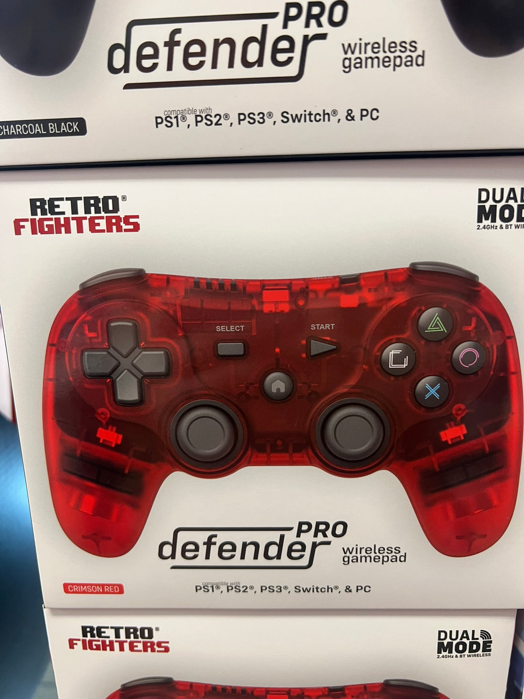 Retrofighters Defender Pro Controller for PS1/PS2/PS3/Switch and PC (Select a Color)
