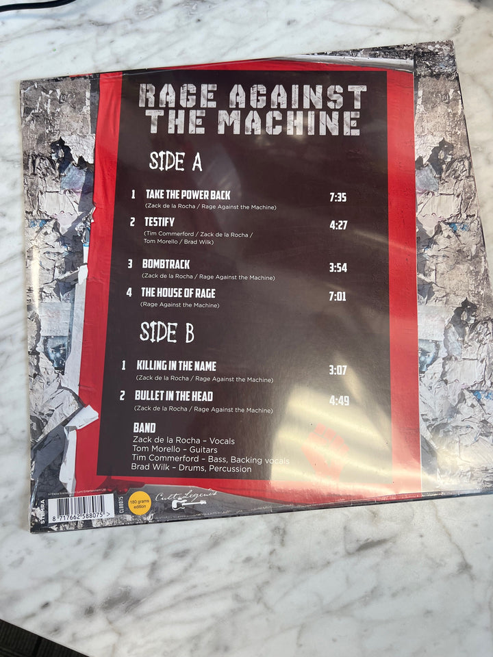 Rage Against the Machine Live & Loud '93 Vinyl Record VR9724