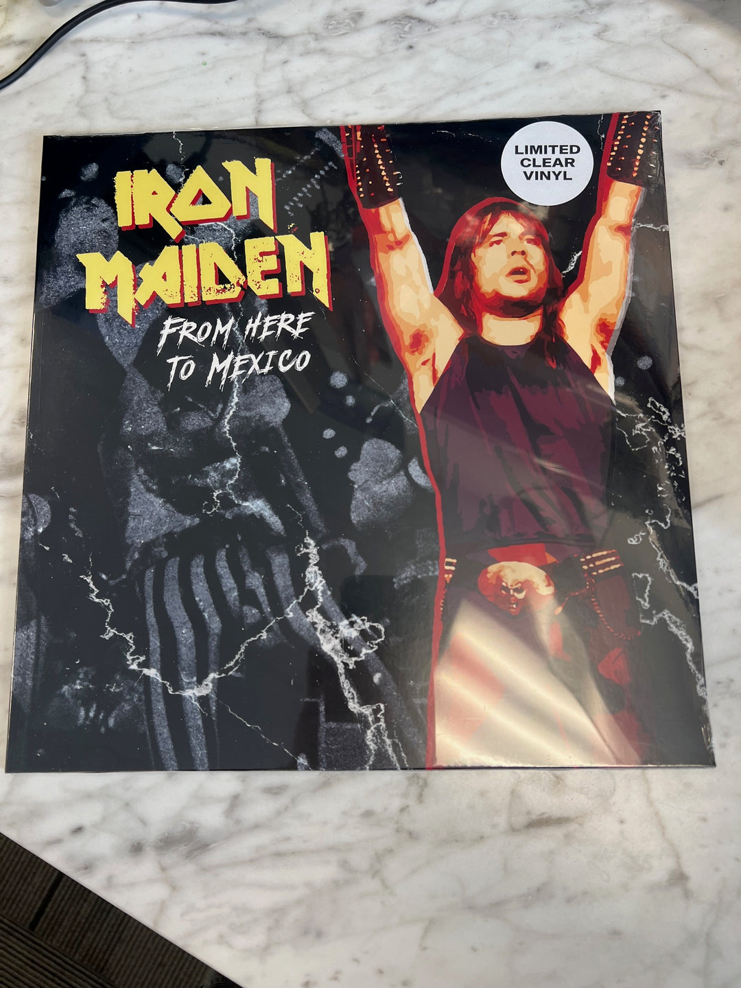 Iron Maiden From Here to Mexico Clear Vinyl Record VR9724