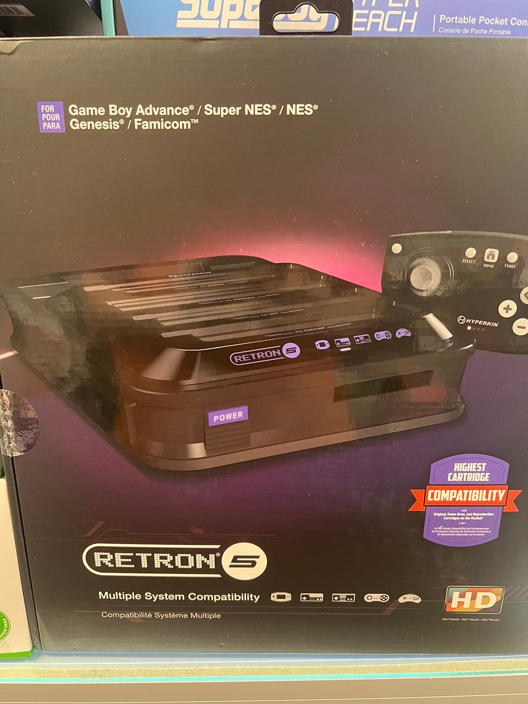Hyperkin Retron 5 HD Console - Black (Plays NES/SNES/Genesis/GBA/Famicom) NEW