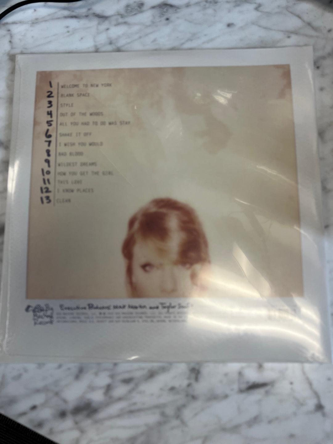 Taylor Swift 1989 Vinyl Record VR9724