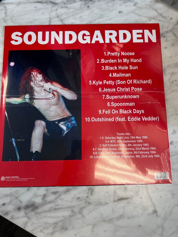 Soundgarden Behold the Ugly Groove! Rare & Live Tracks Vinyl Record VR9724