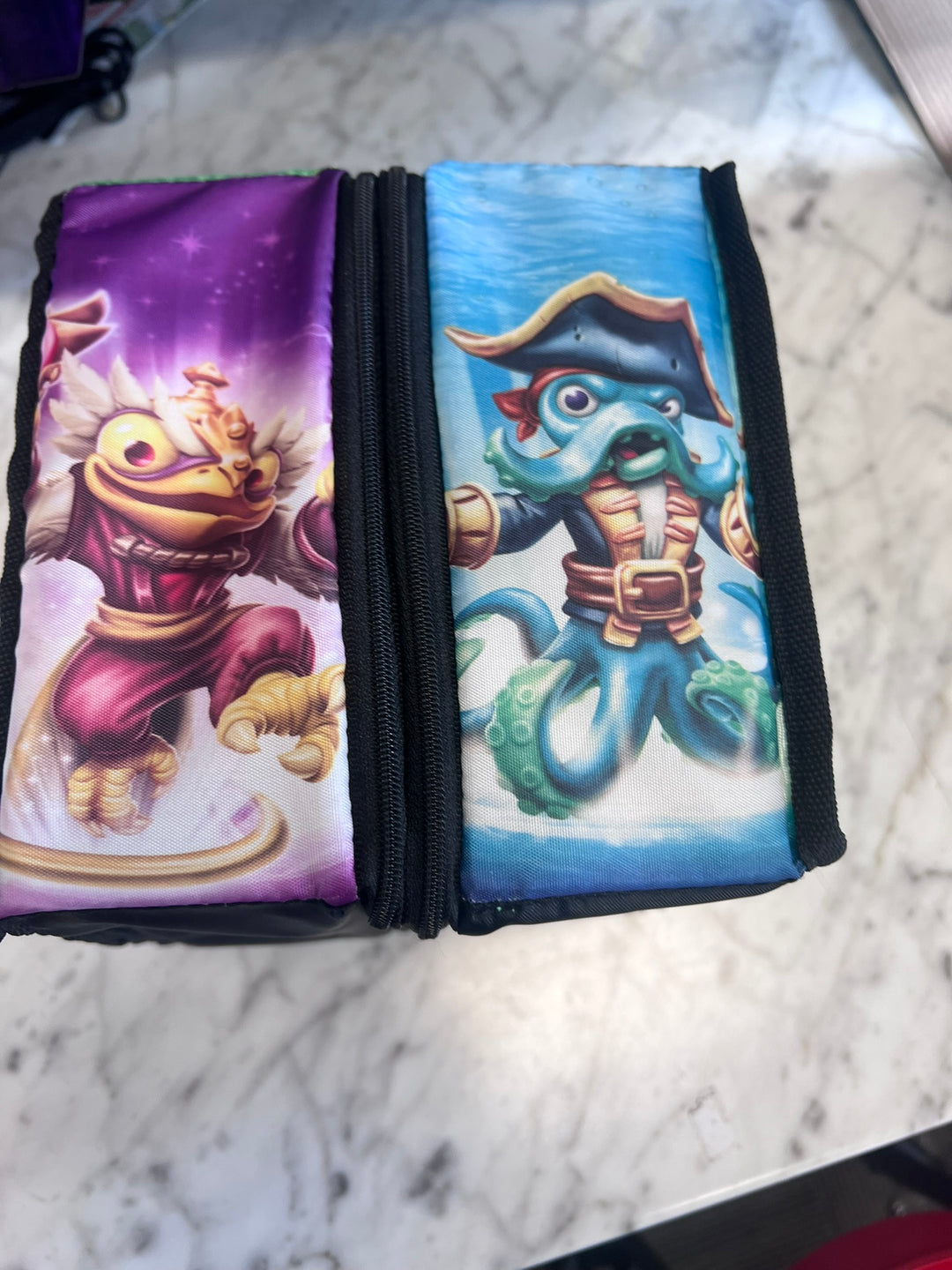 Skylanders Swap Force Figure Carry Case Bag Activision 7" X 7" X 7" Poly Clear UA11326