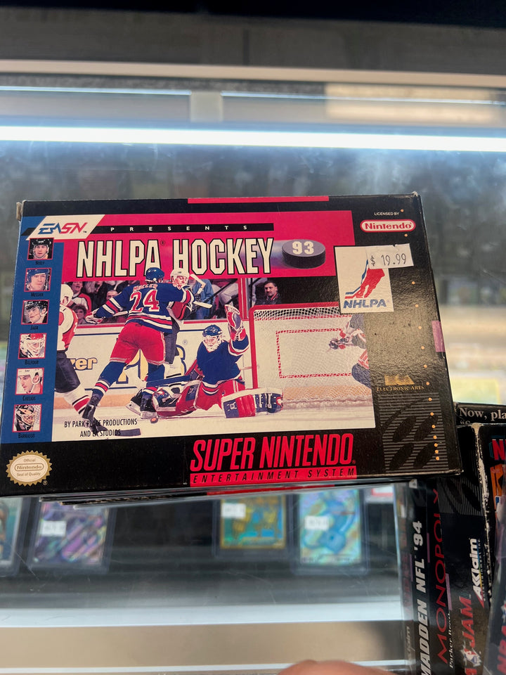 NHLPA Hockey '93 - SNES S62525