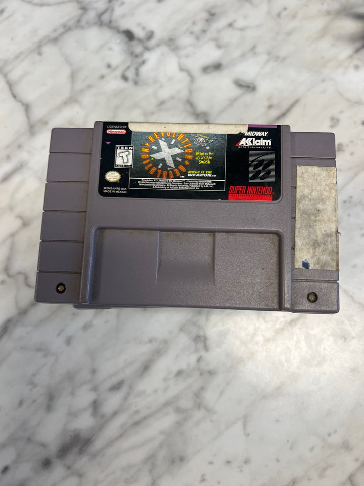 Revolution X Music is the Weapon featuring Aerosmith - SNES S62525