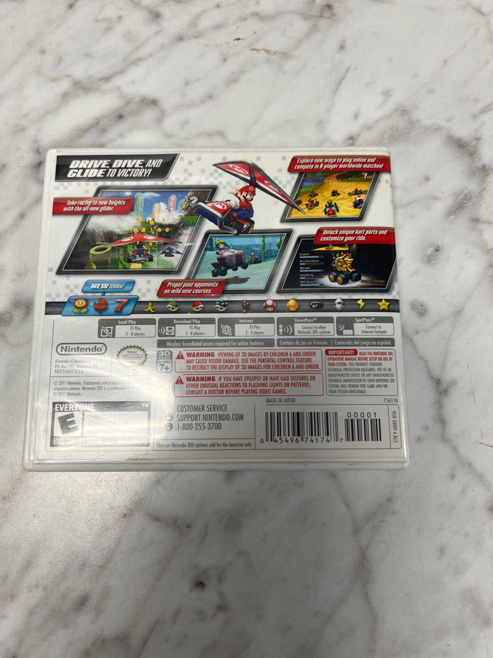 Mario Kart 7 Nintendo 3DS CASE AND MANUAL ONLY CO121224