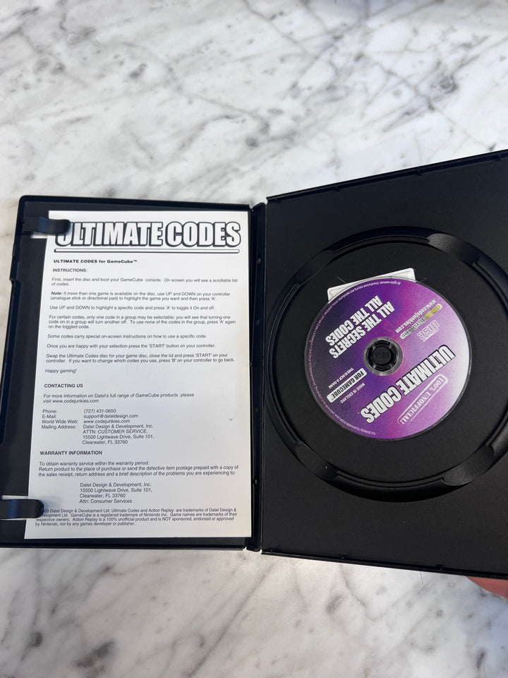 Action Replay Ultimate Codes for Gamecube Mario Party 4 5 Golf Kart Sunshine  U92325