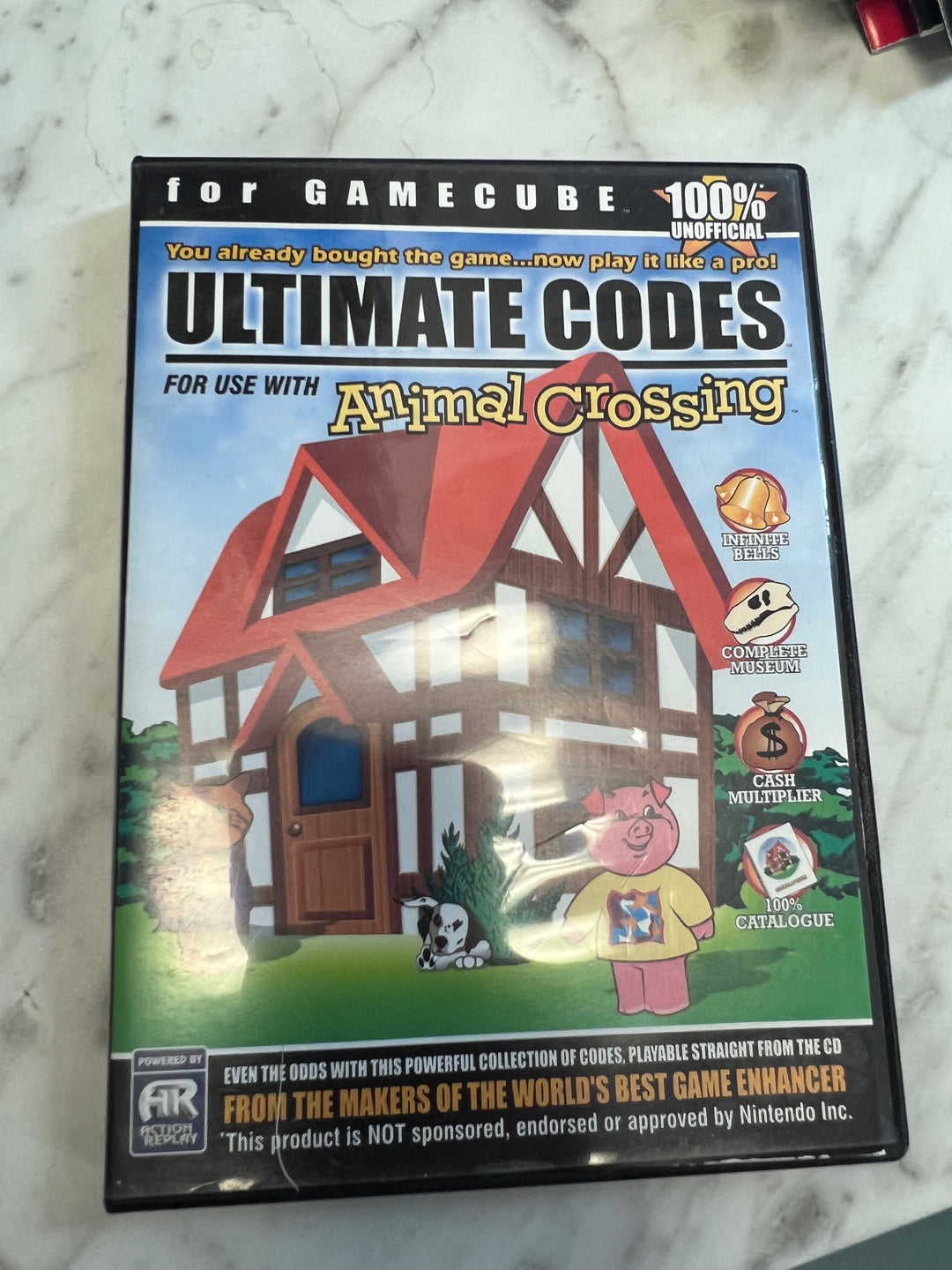 Action Replay Ultimate Codes for Gamecube Animal Crossing  U92325
