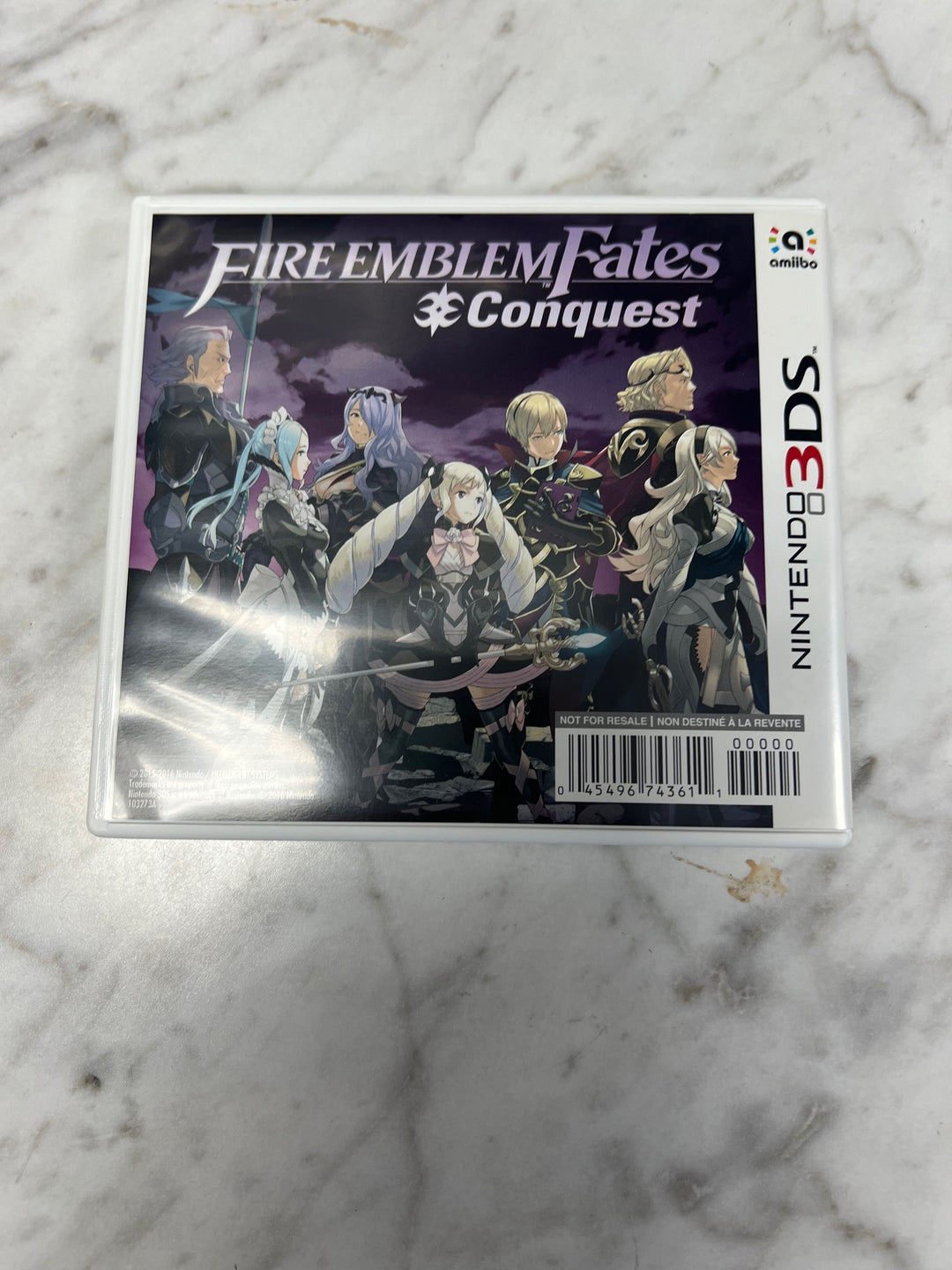Fire Emblem Fates Birthright / Conquest Special Edition Nintendo 3DS CASE ONLY CO121224