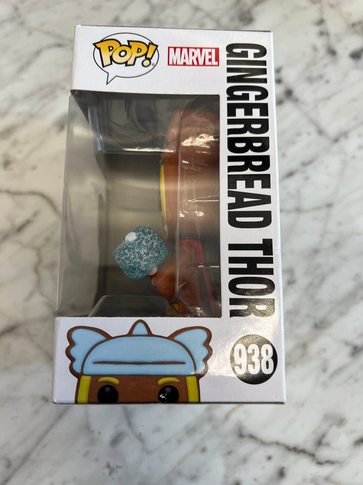 Funko Pop Marvel Gingerbread THOR #938 ☆Diamond Collection☆ Hot Topic Bobblehead