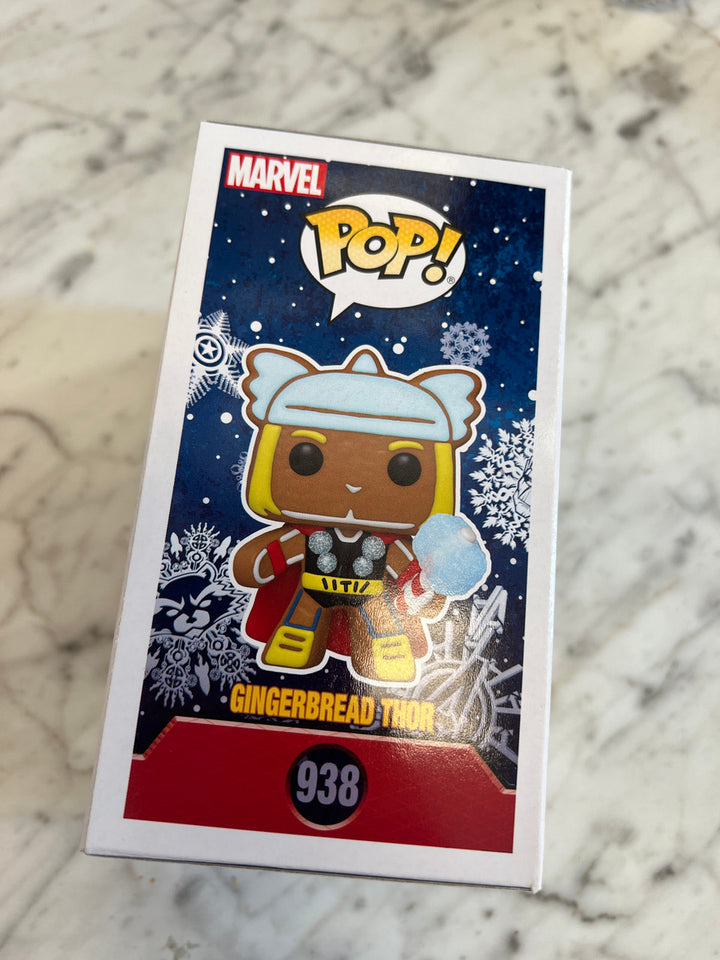 Funko Pop Marvel Gingerbread THOR #938 ☆Diamond Collection☆ Hot Topic Bobblehead