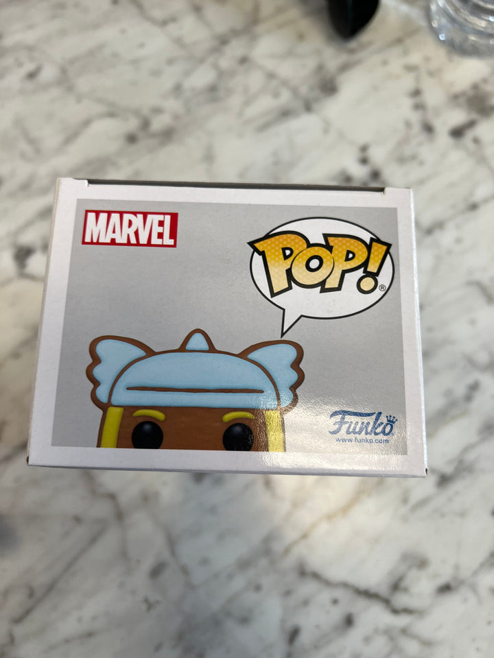 Funko Pop Marvel Gingerbread THOR #938 ☆Diamond Collection☆ Hot Topic Bobblehead