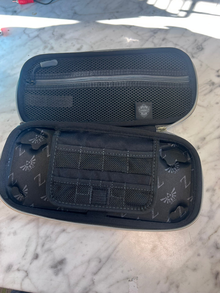 Official Legend of Zelda Skyward Sword Nintendo Switch Soft Carry Case Black Gold UA11326