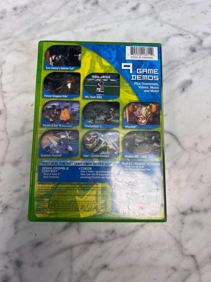 Xbox Exhibition Demo Disc U92325