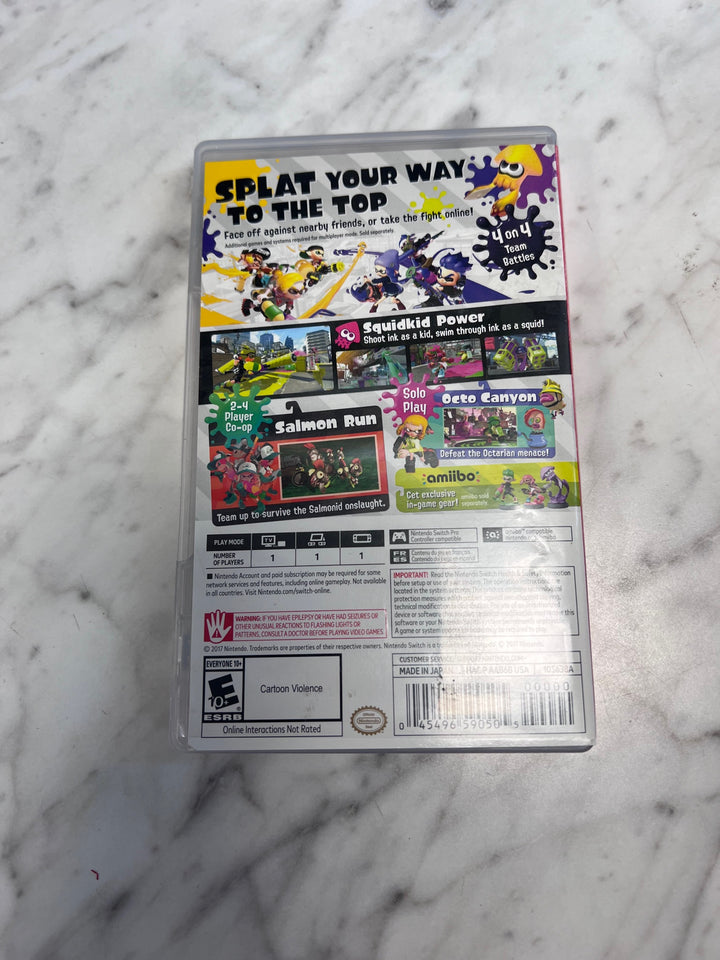 Splatoon 2 Nintendo Switch CASE ONLY   CO92325