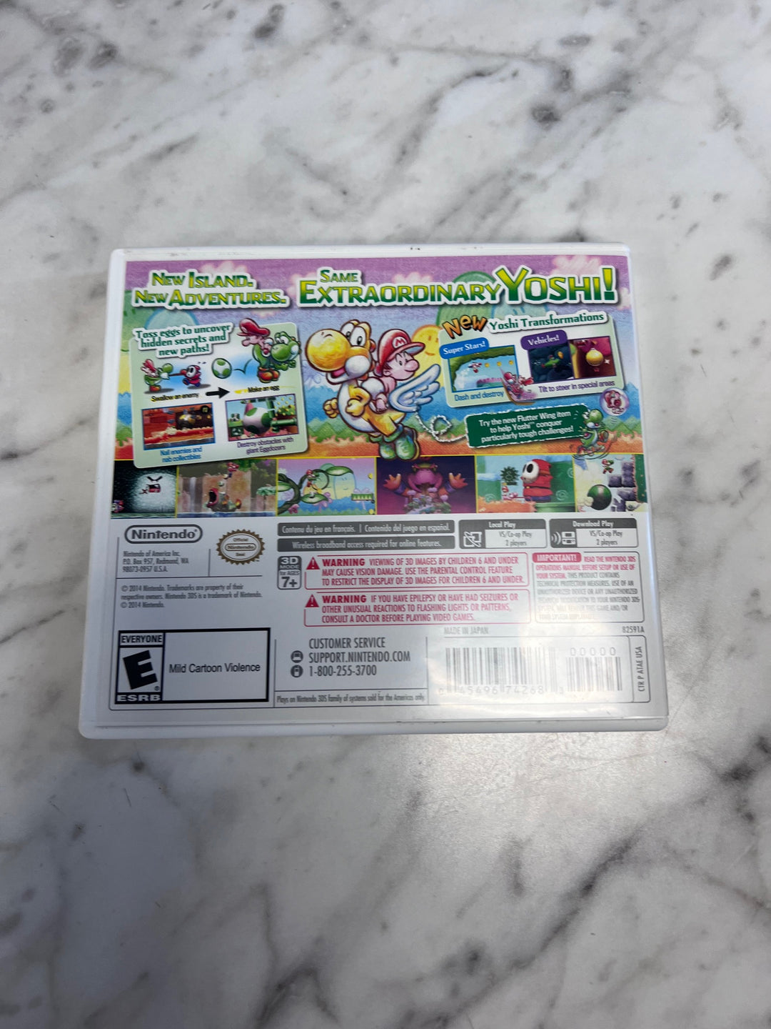 Yoshi's New Island Nintendo 3DS CASE ONLY   CO92325