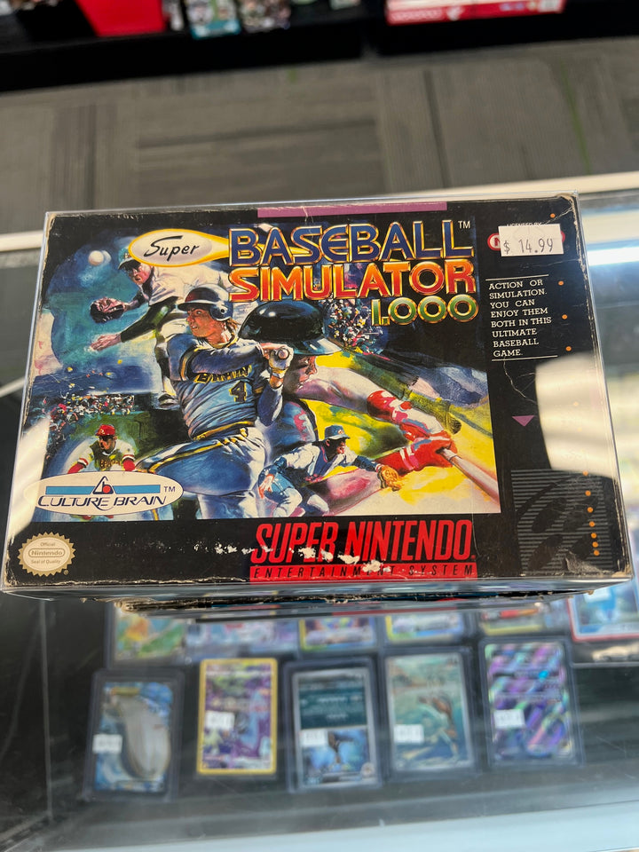 Super Baseball Simulator 1000 - SNES S62525