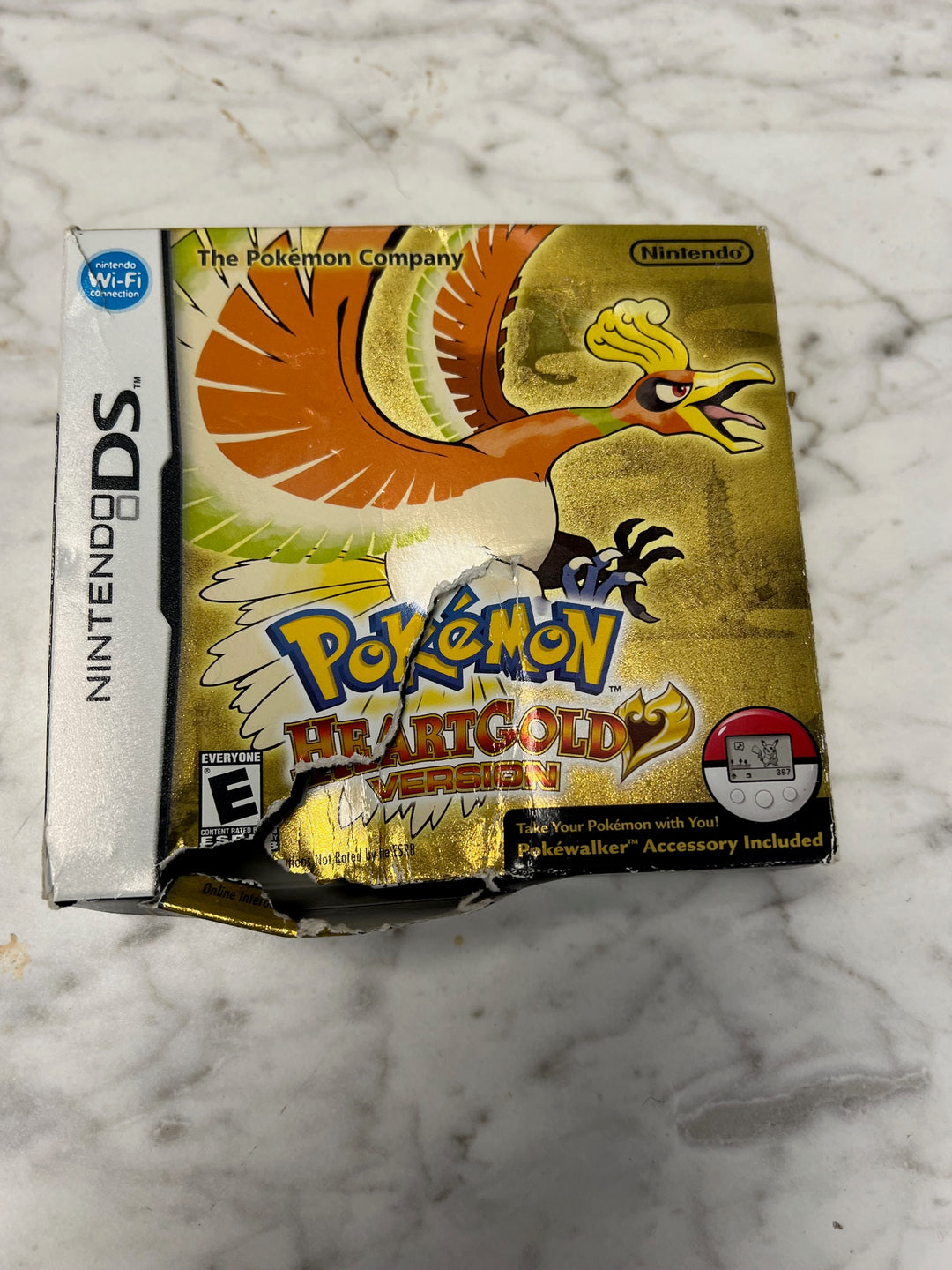 Pokemon Heart Gold Version Damaged outer box ONLY  CO121224