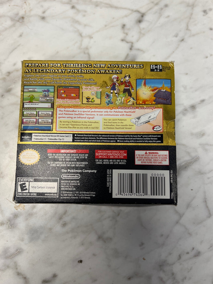 Pokemon Heart Gold Version Damaged outer box ONLY  CO121224