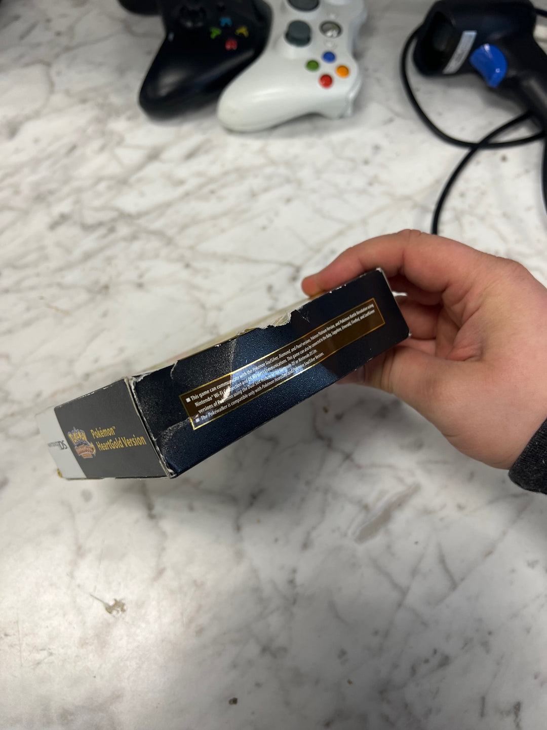 Pokemon Heart Gold Version Damaged outer box ONLY  CO121224