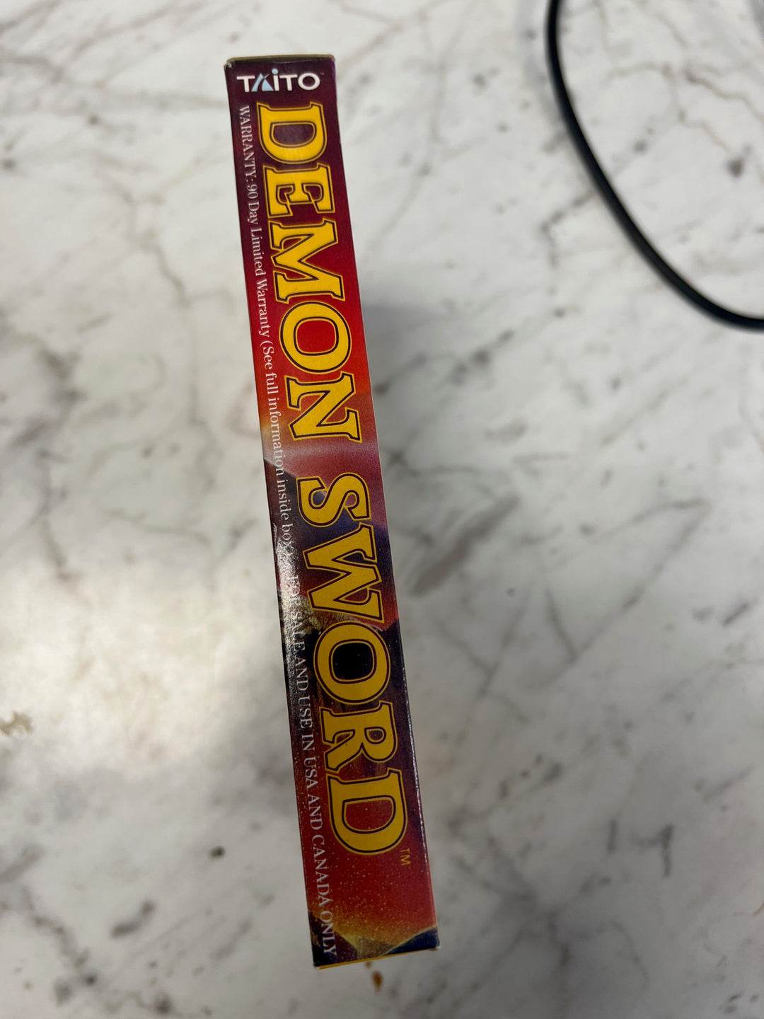 Demon Sword for Original Nintendo NES BOX AND MANUAL ONLY CO121224