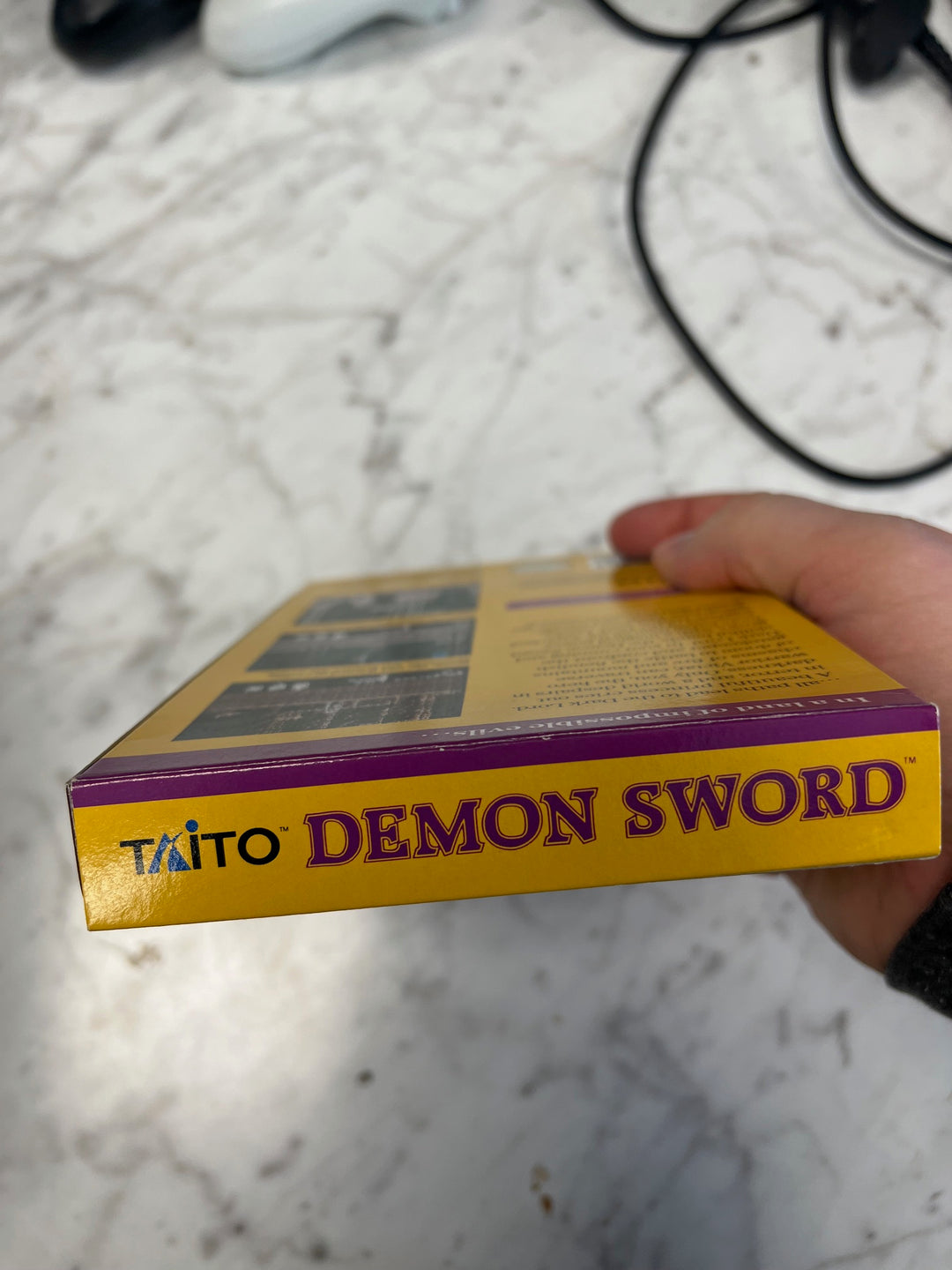 Demon Sword for Original Nintendo NES BOX AND MANUAL ONLY CO121224