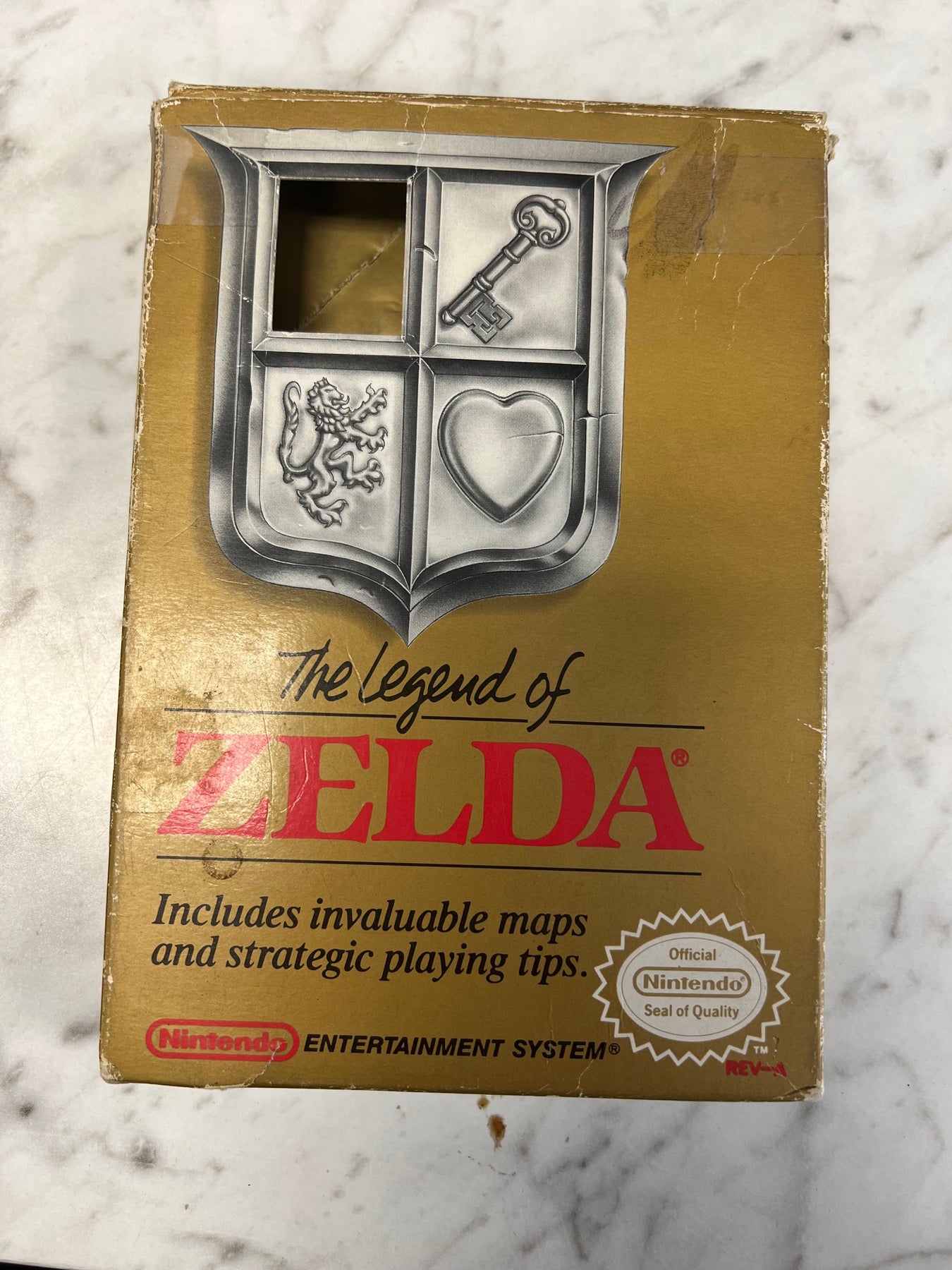 **Box and manual only** The selling legend of zelda for Nintendo nes