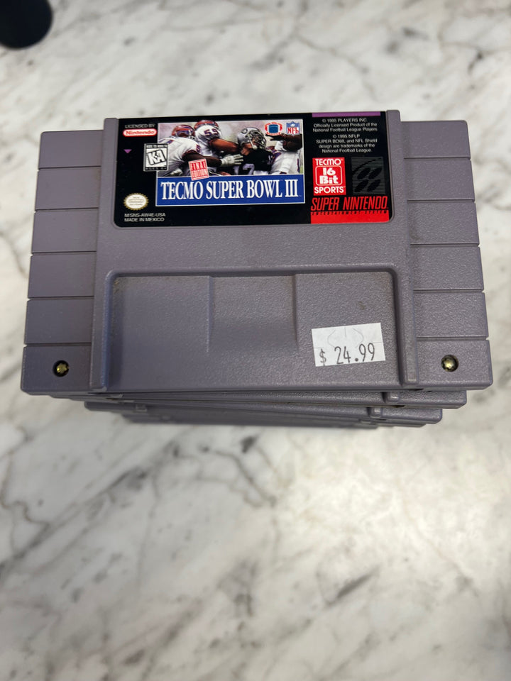 Tecmo Super Bowl III Final Edition - SNES S62525