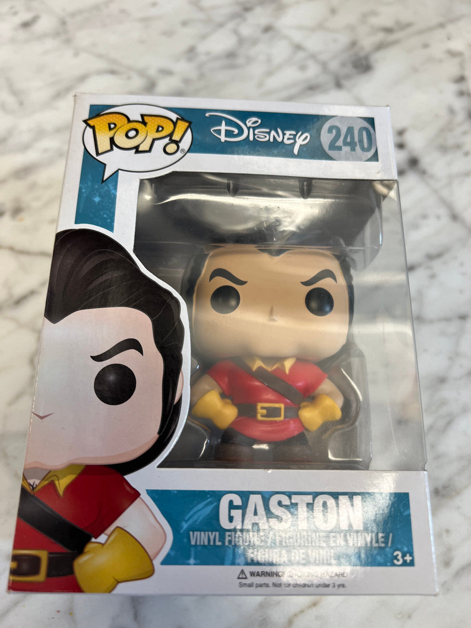 Funko Pop! Disney Beauty and the Beast Gaston #240 Vinyl Figure In Box