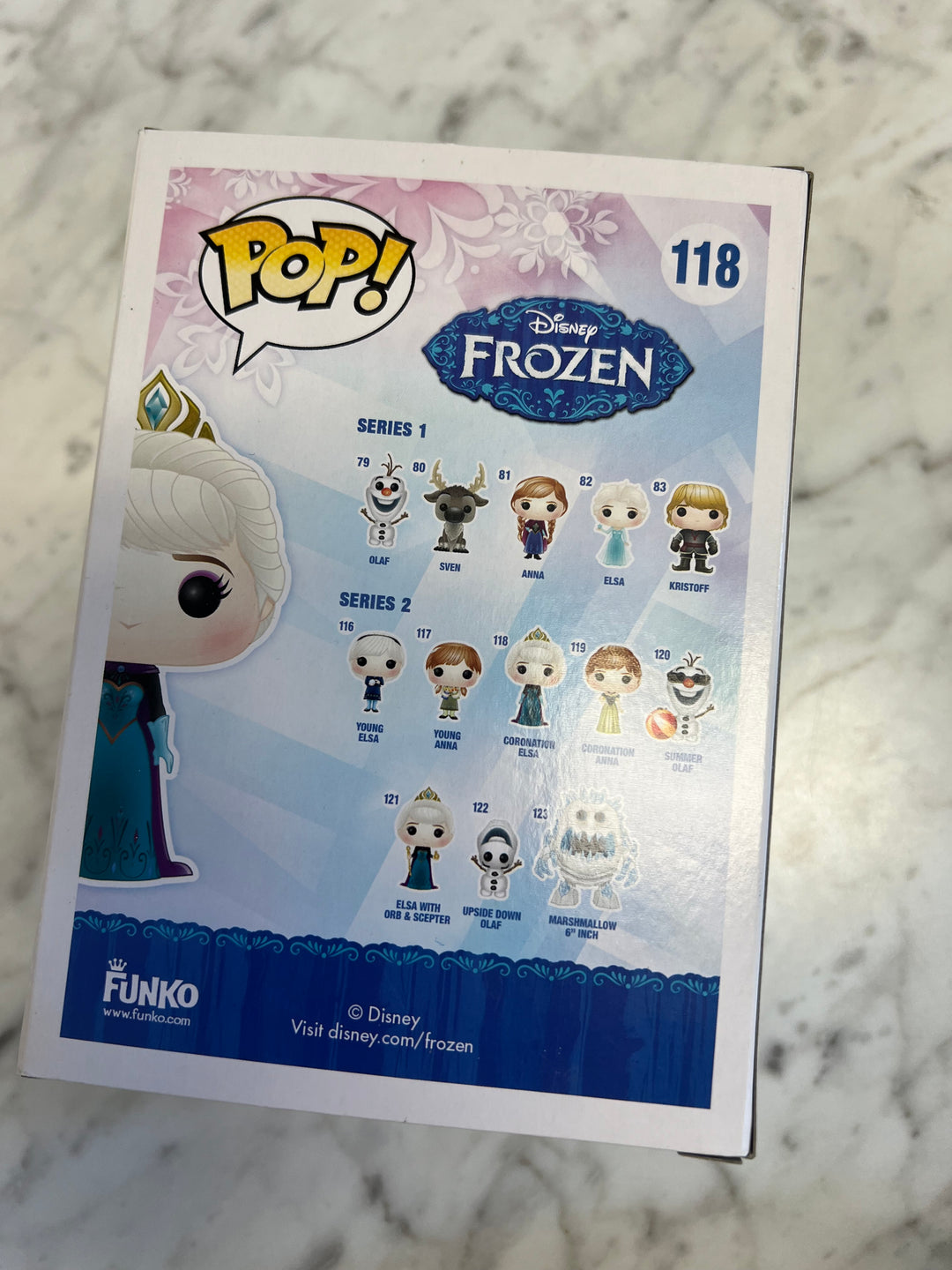 FUNKO POP DISNEY FROZEN CORONATION ELSA #118 FP62424