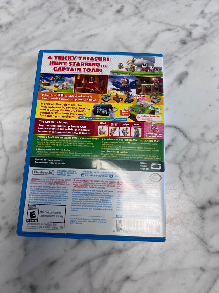Captain Toad Treasure Tracker Nintendo Wii U CASE ONLY   CO92325