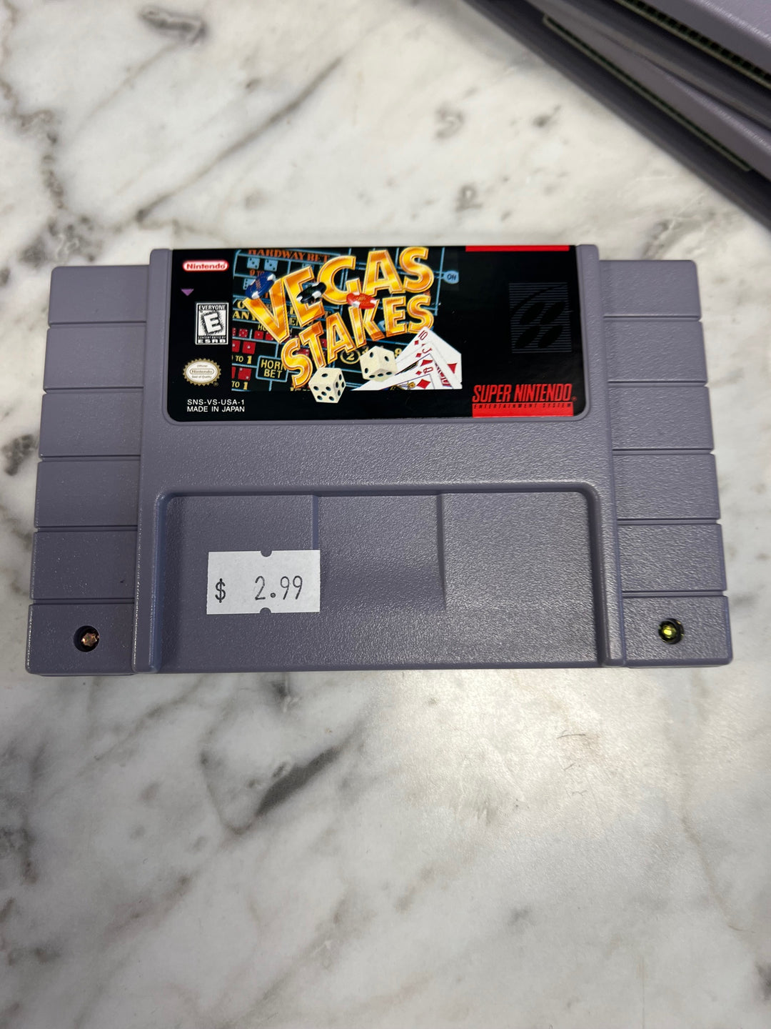 Vegas Stakes - SNES S62525