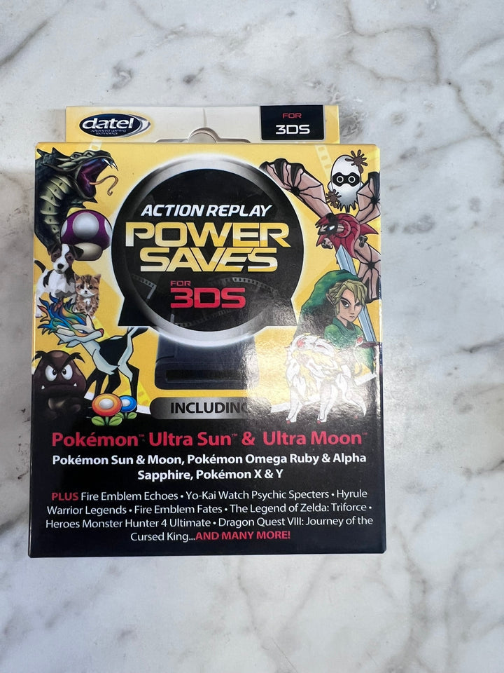 Action Replay Power Saves for 3DS (Pokemon Ultra Sun Moon + More) in Box UA11326