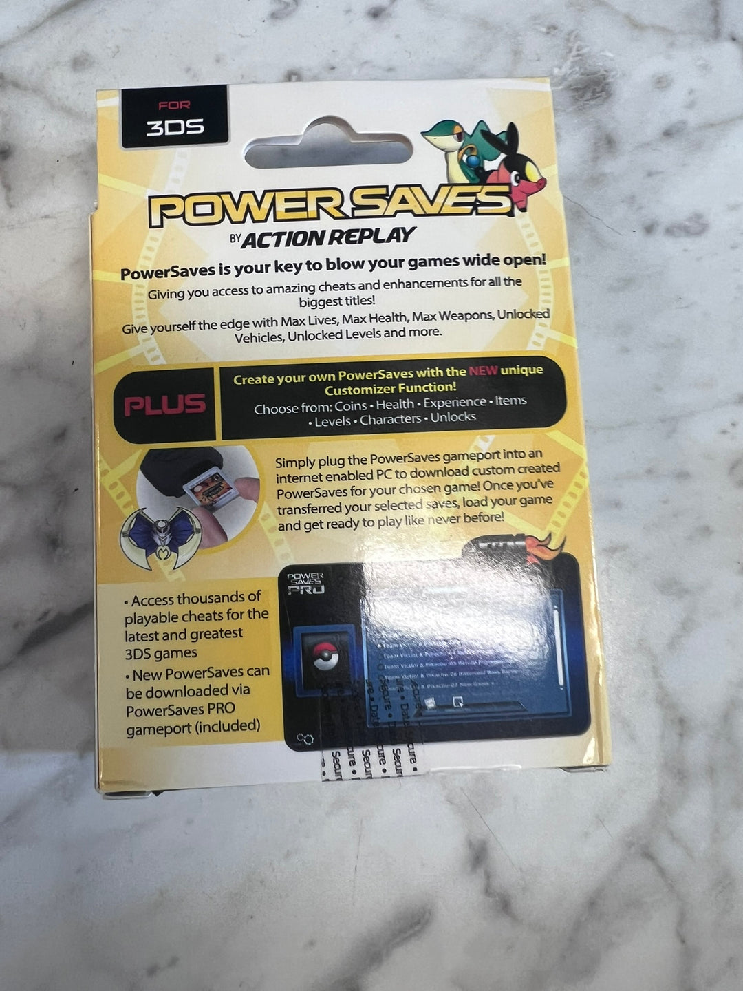Action Replay Power Saves for 3DS (Pokemon Ultra Sun Moon + More) in Box UA11326