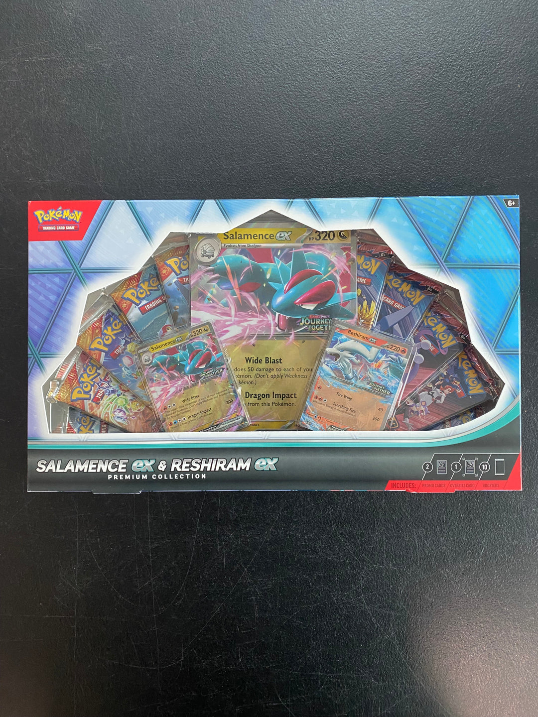Pokemon TCG Salamence ex & Reshiram ex Premium Collection Box (Available 10/31/2025) IN STORE PICKUP ONLY