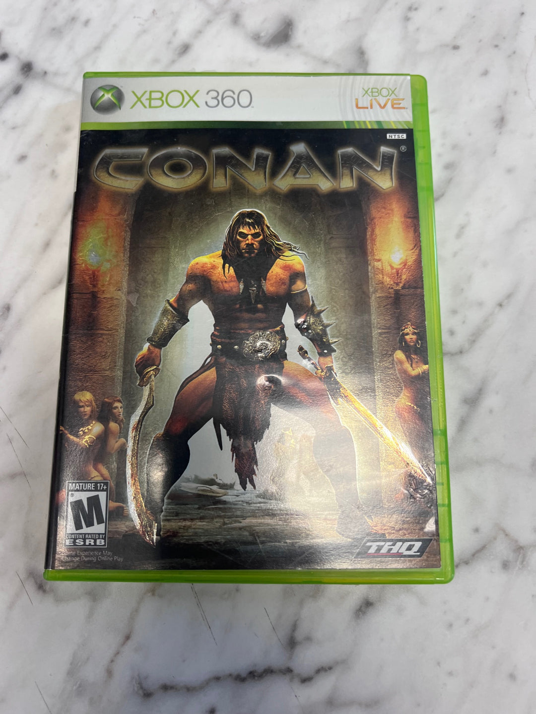 Conan Xbox 360 CASE & MANUAL ONLY   CO92325