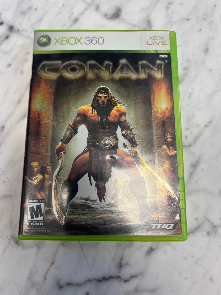Conan Xbox 360 CASE & MANUAL ONLY   CO92325