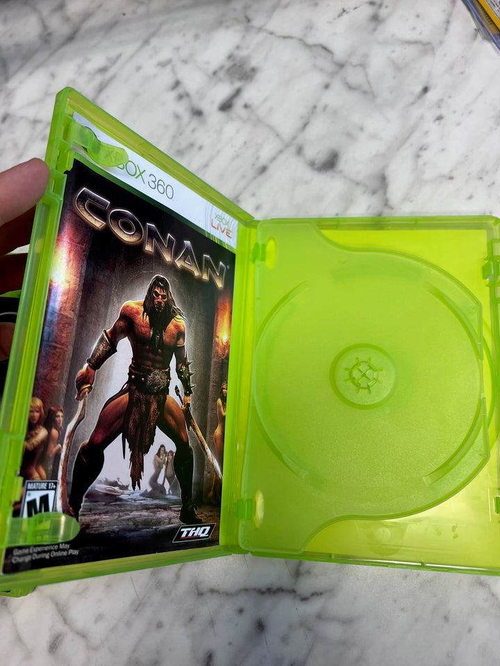 Conan Xbox 360 CASE & MANUAL ONLY   CO92325