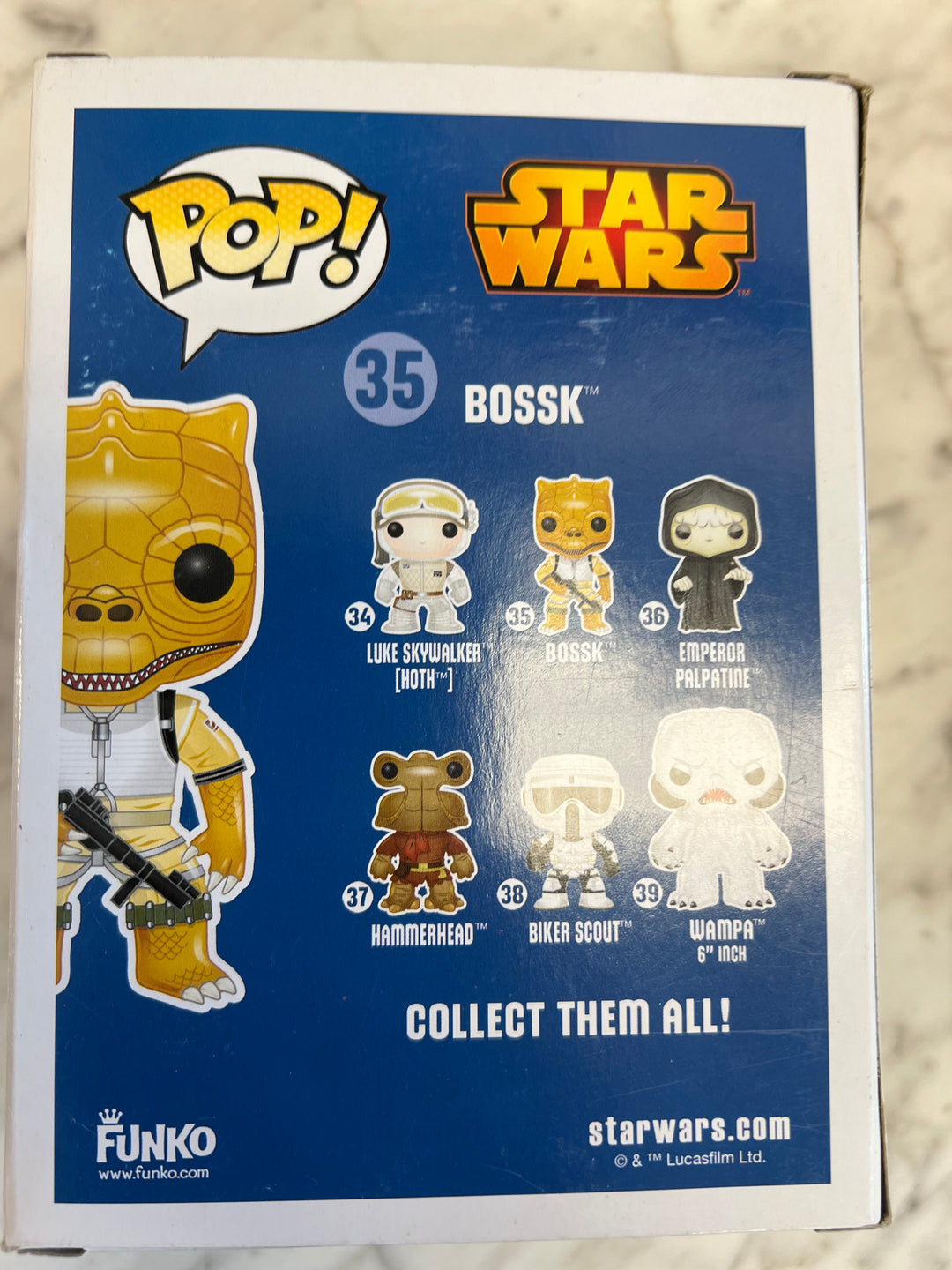 Funko POP! Star Wars - Bossk #35 (Blue Box) FP62424