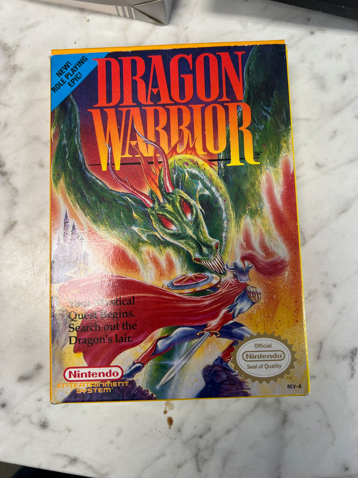 Dragon Warrior for Original Nintendo NES BOX AND MANUALS ONLY CO121224