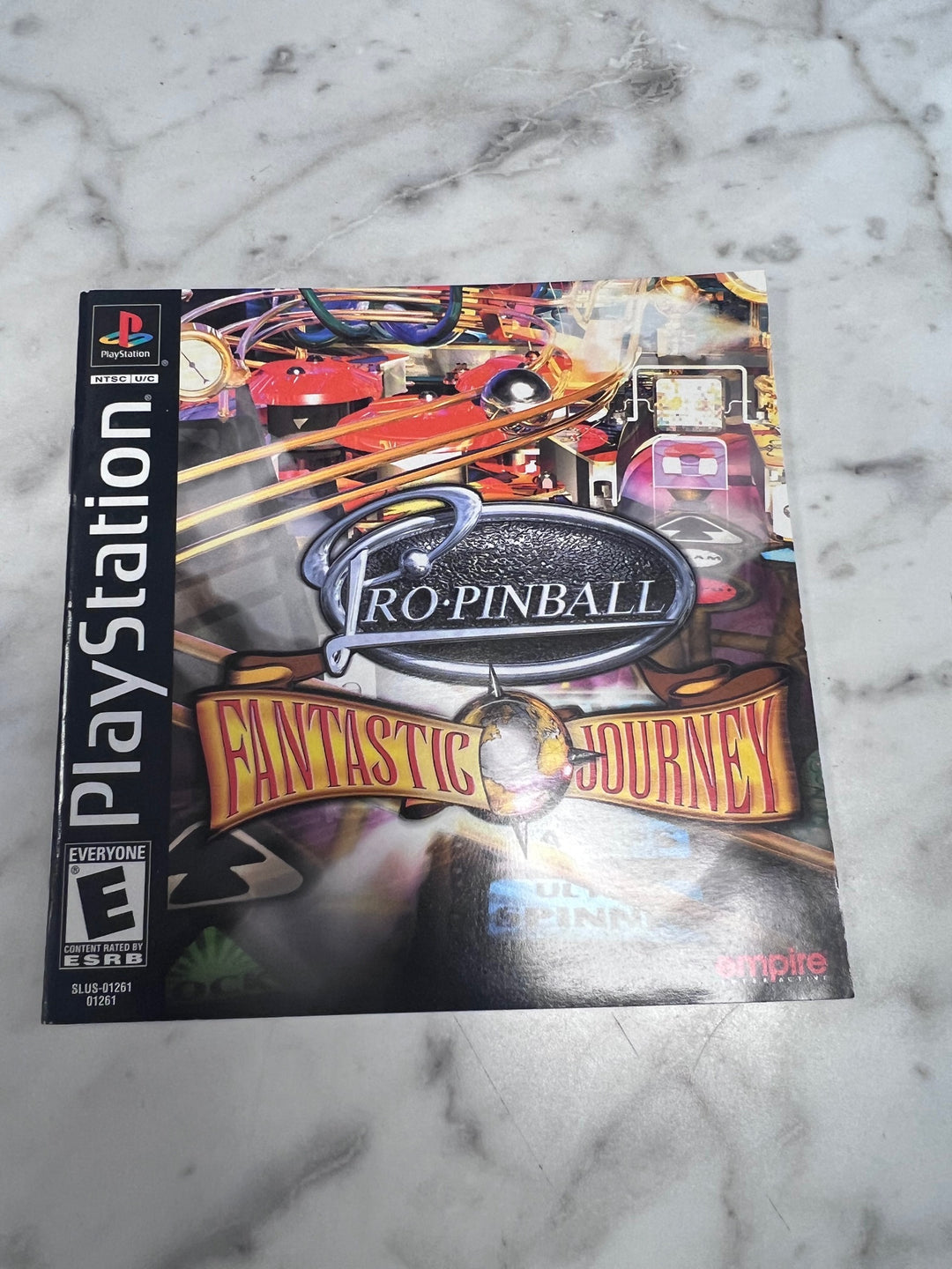 Pro Pinball Fantastic Journey PS1 Playstation MANUAL ONLY  MO92425